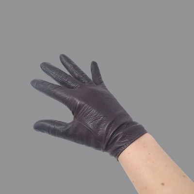 Guantes de colección Roger Fare Neiman Marcus 7 muñecas cuero marrón Foto 1 de 4