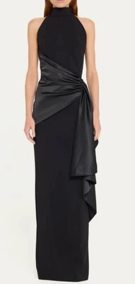 CHIARA BONI LA PETITE ROBE Gudairi Ra 吊坠吊带柱礼服,尺寸 14 美国/50 IT — 第 1/4 张图片