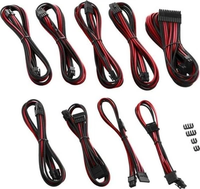 CableMod PRO ModMesh C-Series RMi & RMx Cable Kit - schwarz/rot, Kabel/Kabelset - Bild 1 von 3