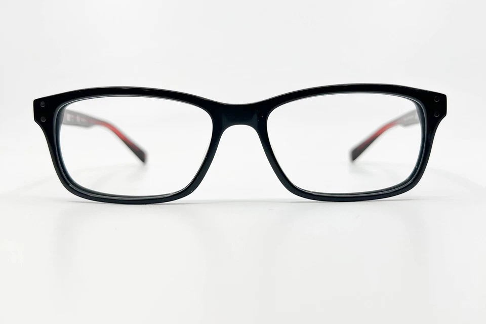 Gafas Nike 7242 002 pulido negro sobre rojo marco cuadrado 53[]16 140 Foto 1 de 4