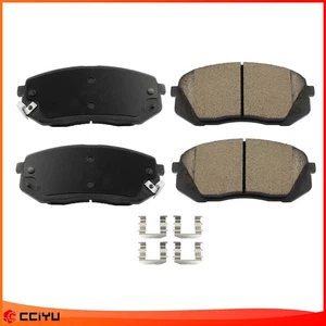 Front Ceramic Brake Pad Kit for Hyundai Tucson Sonata Kia Rondo Cadenza Sportage - Picture 1 of 11