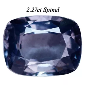 Lovely 2.27ct Cushion Cut Purple Grey color Natural Spinel Mined at Tanzania - Bild 1 von 8