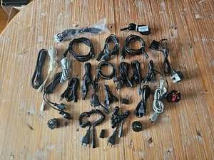 22 x Euro Netzkabel / Stromkabel und andere / Sammlung - Bild 1 von 10