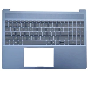 Poggiapolsi blu US con tastiera per HP Pavilion 16-AF 16-AG TPN-C178 - Foto 1 di 2