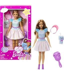 My First Barbie “Teresa ” Barbie Brunette Doll Brand New Brown Skin Mattel - Picture 1 of 11