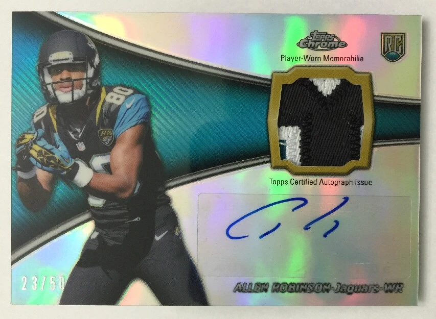 Allen Robinson Rookie Auto Patch Refractor #23/50 2014 Topps Chrome Football RC - Image 1 of 1