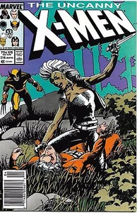 Uncanny Xmen '87 216 Newsstand Edition VF V3 - Imagen 1 de 1