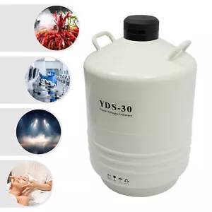 30L Nitrogen Cryogenic Container Liquid Nitrogen Container Liquid Nitrogen Tank - Picture 1 of 18