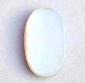 26.90 Cts NATURAL MOTHER OF PEARL GEMSTONE CABOCHON OVAL GEMSTONE - Picture 1 of 2