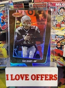 #124/199 RARE 2005 BOWMAN’S BEST TOM BRADY BRONZE REFRACTOR HOLOGRAM CARD #9 - Picture 1 of 8