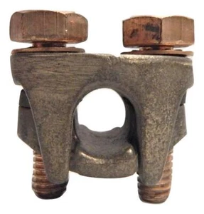 Conector de aleación de cobre de dos pernos Blackburn 2B20 1/0-2/0 principal 6-2/0 grifo clasificado AL-A - Imagen 1 de 4