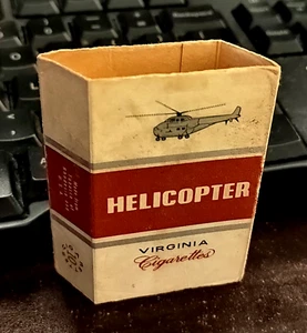vintage " Helicopter virginia cigarettes " box *sb - Picture 1 of 2