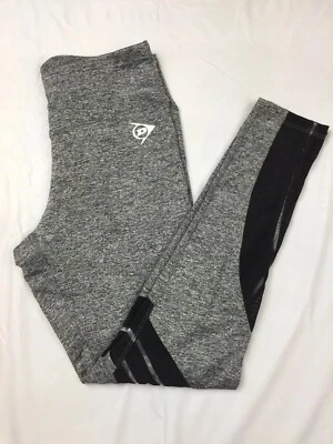 Dunlop Sport Women's Active Performance Legging Sz S Gray/ Black Mesh - Image 1 of 4