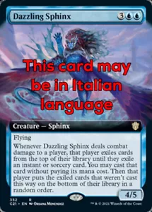 MTG DAZZLING SPHINX EXC - SFINGE AFFASCINANTE - C21 X - MAGIC - Picture 1 of 1