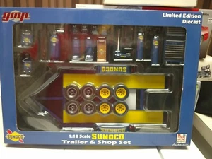 GMP Penske Team RARE Limited Edition SUNOCO Diecast 1:18 Scale Trailer Shop Set - Picture 1 of 2