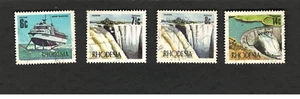 Scarce Rhodesia SC #282-84 #287  Water Hydro Tourism Transportation used stamps - Picture 1 of 1