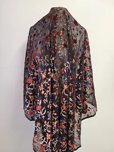 Burnout Samtdruck Stoff für Damen Kleidung, verkauft von Half-Yard_A4-13 - Bild 1 von 5