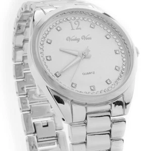 Voulez Vous Womens Stainless Steel Quartz Movement Designer Watch - Picture 1 of 2