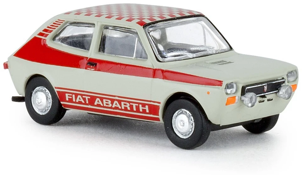 Brekina - 22510 Auto Fiat 127 Abarth bianca/rosso scala H0 1/87 - Immagine 1 di 1