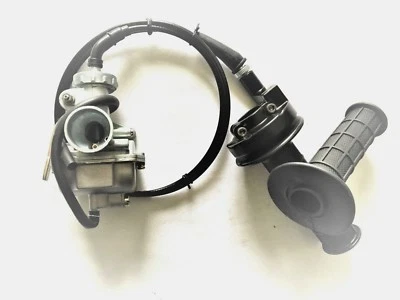 Barra de agarre de carburador y manija con cable de acelerador para Honda XR80R 1985-2004 7/8" Foto 1 de 4