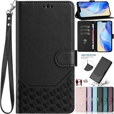 For Samsung Galaxy Note20/10 S24 S23 S22 S21 S20 Ultra Flip PU Leather Card Case - Image 1 of 4