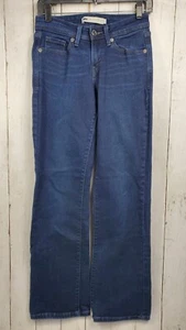 Levi’s 529 Curvy Boot Cut Stretch Women’s Jeans Size 4M 27×32 Blue Denim Pants - Picture 1 of 12