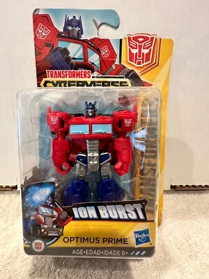 Hasbro Transformers Optimus Prime Ion Burst 3" Cyberverse NIB SEALED  - Image 1 of 2