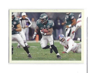 2009 Philadelphia Football Brian Westbrook "Stars in Action" card #389