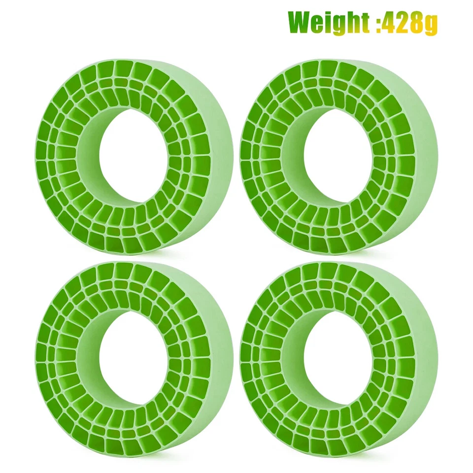 4PCS Silicone Rubber Insert Foam for RC Crawler 132-134mm (5.25" OD) 2.2" Tires - Image 1 of 4