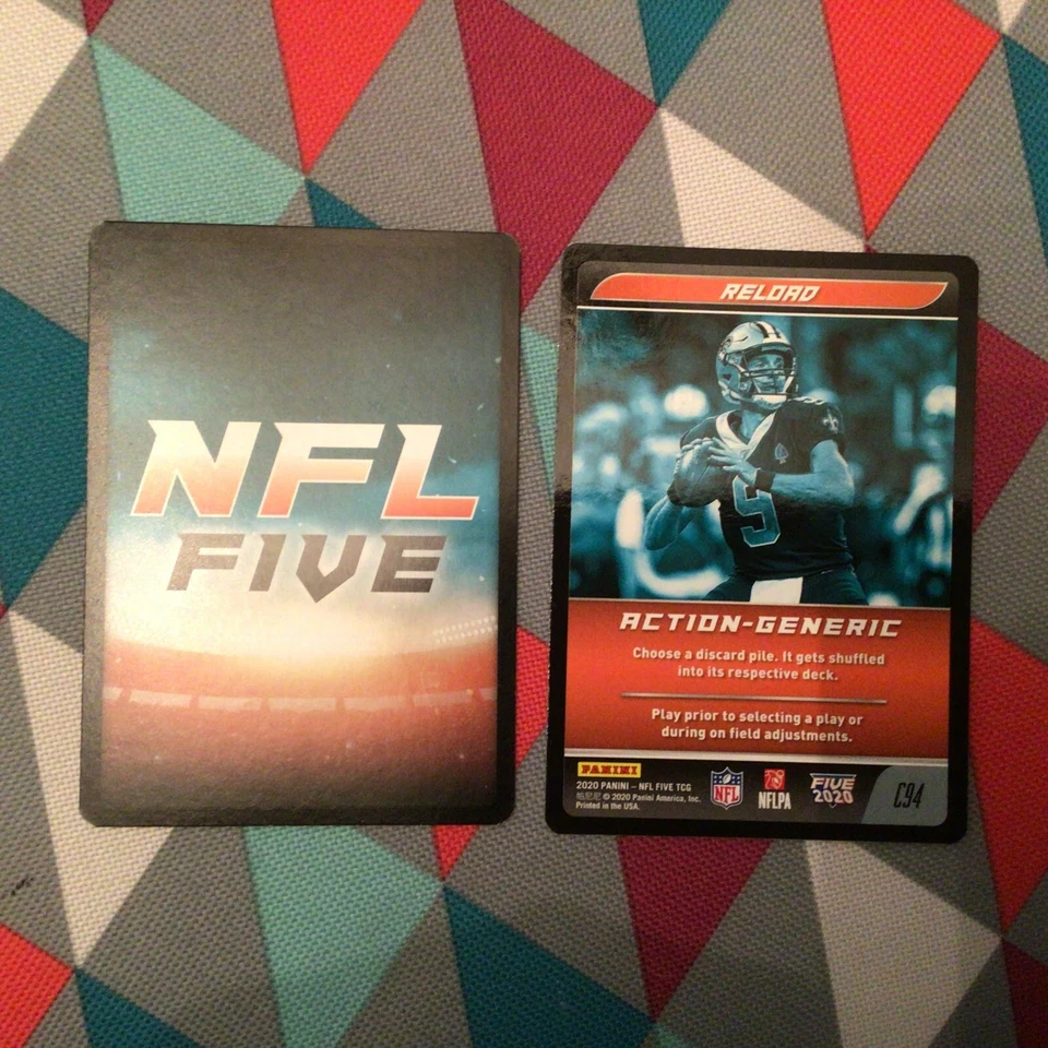 Drew Brees #C94 Saints QB MVP common Base 2020 Panini Edition NFL five TCG - Image 1 of 1