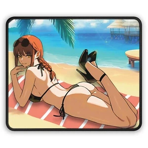 Waifu Makima Gaming Mouse Pad Chainsaw Man Anime Manga Japanese Desk Mat Geek - Picture 1 of 6