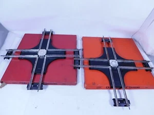 2 x Hornby Trains O Gauge CR1 Right Angle Crossing ~ 43051 - Picture 1 of 12