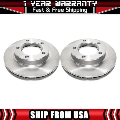 Rotor de freno de disco delantero DuraGo 2 para Dodge Ramcharger 1988 1989 1990 1991 1992 93 Foto 1 de 3