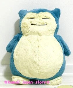 Pokemon Center Original Fluffy Hugging Plush Doll Snorlax with Tag 16.5" 42cm - Picture 1 of 12