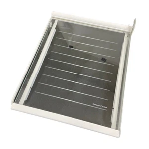 Estante de repuesto de vidrio para refrigerador GE modelo No. Gancho derecho GTH18EBTZRWW USADO EN EXCELENTE ESTADO - Imagen 1 de 12