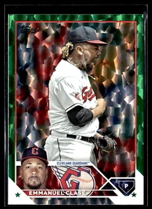Emmanuel Clase /499 - 2023 Topps Green Foil #117 - Picture 1 of 2