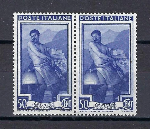 Italy 1950 Sc# 549 Blacksmith pair MNH Cover