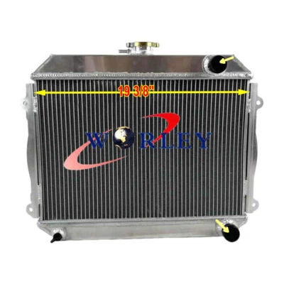 Radiador de aluminio de 3 filas para Toyota Corolla 1971-1974 1972 1973 1,2 L 1,6 L L4 MT Foto 1 de 4