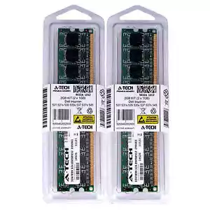 2GB KIT 2 x 1GB Dell Inspiron 531 531s 535 535s 537 537s 545 545s Ram Memory - Picture 1 of 1