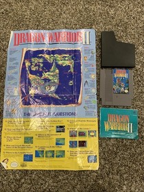 Dragon Warrior 2 II Nintendo 1990 NES W/ Map & Manual - Tested