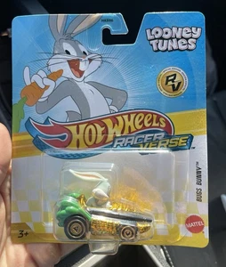 RARE GOLD CHASE! Bugs Bunny Looney Tunes 2025 Hot Wheels Racer Verse - Picture 1 of 5