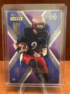 1/2 - 2022 Wild Card DESMOND RIDDER National Blue Purple X-PLODE MATTE #MXPN-10 - Picture 1 of 2