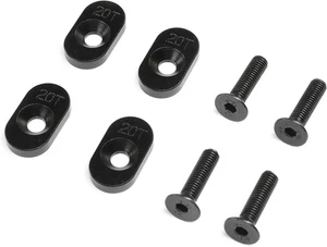 EngineMountInsert & Screws 20T Black4 DBXL 2.0 LOS232138 Gas Car/Truck Replac... - Picture 1 of 1
