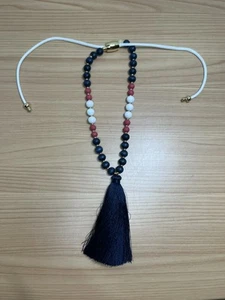 TALBOTS AMERICANA HALSKETTE MIT QUASTEN - Bild 1 von 3