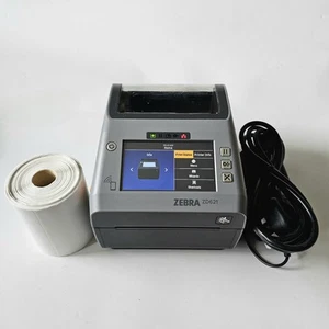 Zebra ZD621 Thermal Label Printer 203dpi Touchscreen Ethernet WIFI PSU Labels 89 - Picture 1 of 10
