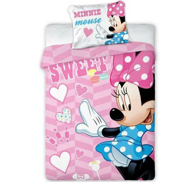 Disney Minnie Mouse Sweet Cotton Quilt Cover Set Toddler Bed Size - image 1 of 1