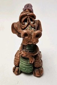 Vintage 1973 One Potato Two Potato Whimsical Dragon Figure - Picture 1 of 12