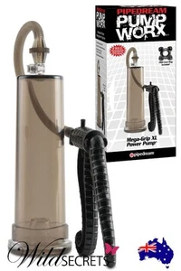 NEW Pipedream Pump Worx Mega Grip XL Power Penis Pump, Sex Toy, Wild Secrets - Picture 1 of 2