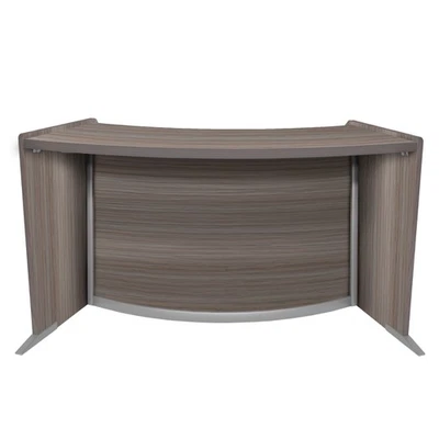 Estación de trabajo de escritorio curvo Regency Marque ADA recepción Foto 1 de 4