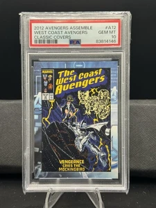 2012 AVENGERS ASSEMBLE CLASSIC COVER #A12 WEST COAST AVENGER PSA 10  - Picture 1 of 1